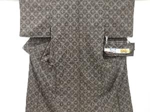 花蜀江模様織り出し本場泥大島紬着物(5マルキ)